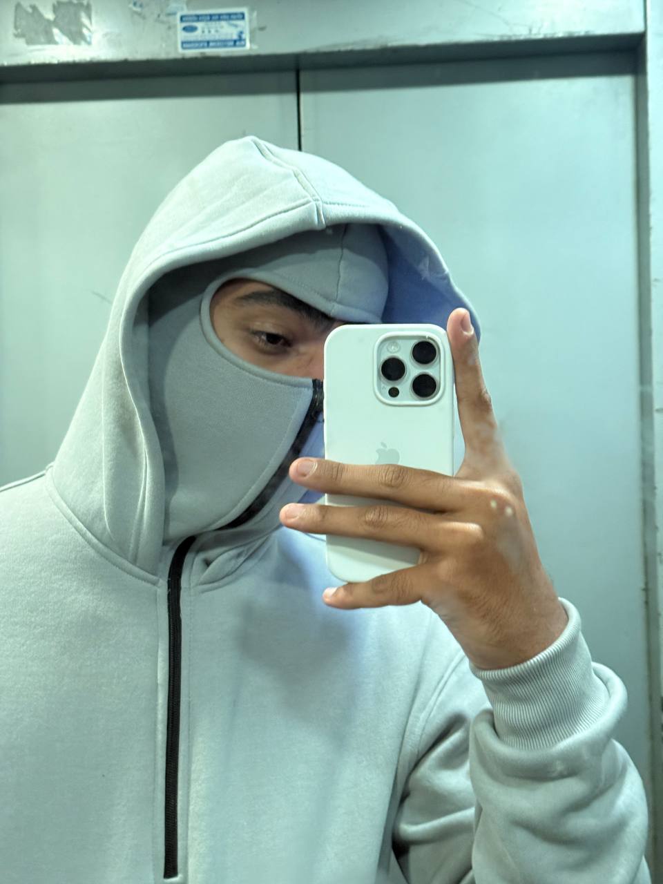 HALF ZIP BALACLAVA HOODIE LIMITED EDITION ( OVERSIZED FIT )