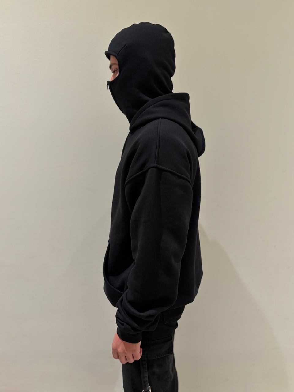 HALF ZIP BALACLAVA HOODIE LIMITED EDITION ( OVERSIZED FIT )