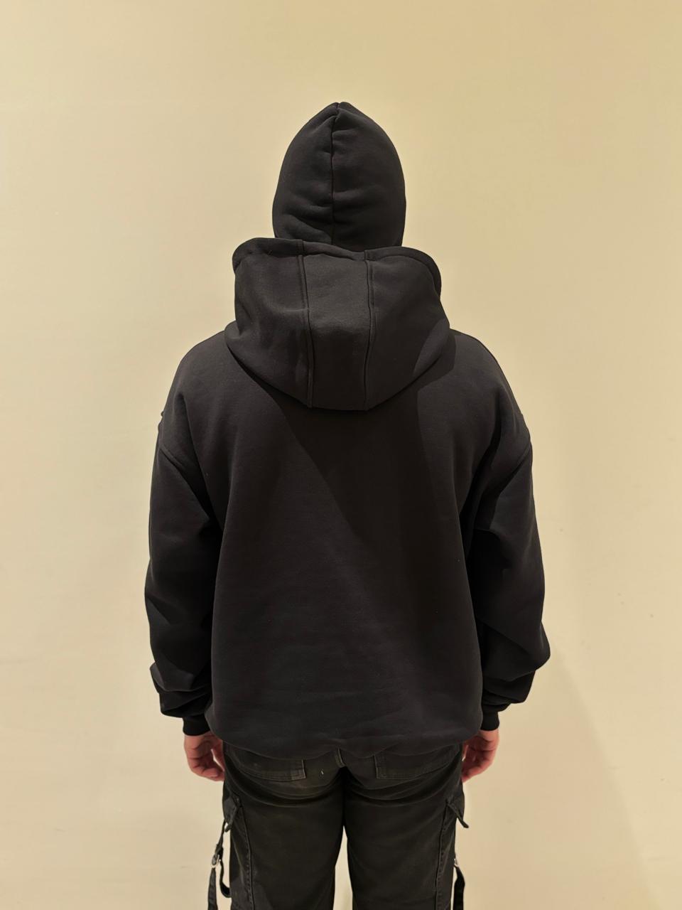 HALF ZIP BALACLAVA HOODIE LIMITED EDITION ( OVERSIZED FIT )