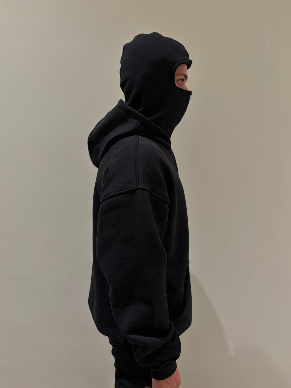 HALF ZIP BALACLAVA HOODIE LIMITED EDITION ( OVERSIZED FIT )